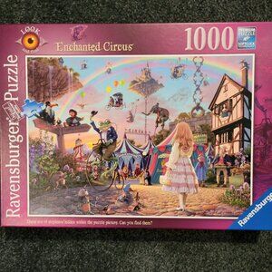 Ravensburger 1000pc Enchanted Circus jigsaw puzzle Look & Find series